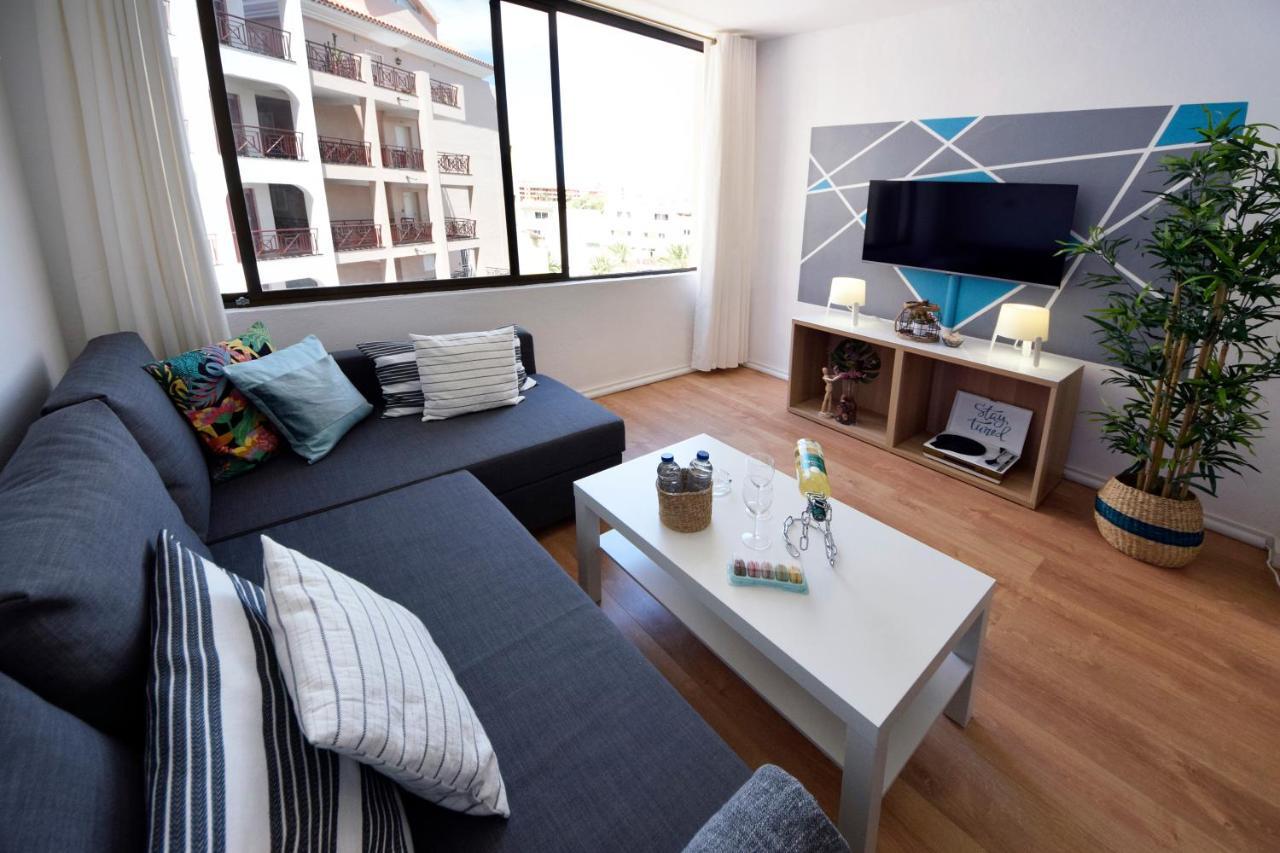 Peaceful & Bright Loft, Heated Pool, Netflix, Free Wifi & Parking, Tennis Los Cristianos  Ngoại thất bức ảnh